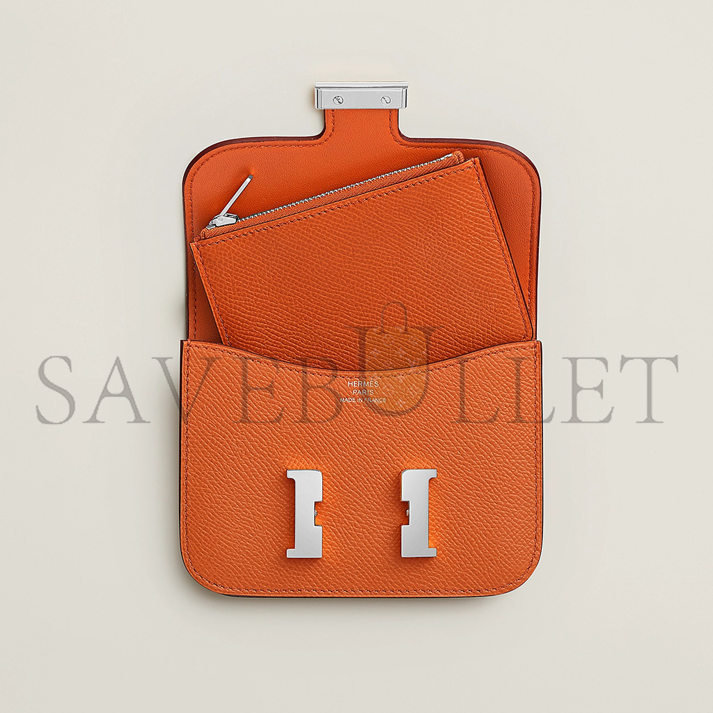 HERMES MASTER CONSTANCE SLIM WALLET EPSOM H082060CK93(12.4*10.2*3cm)